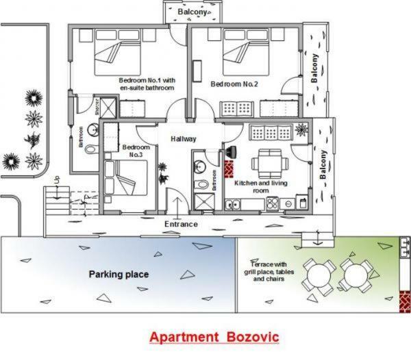 Apartment Bozovic Orebić Zimmer foto